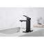 Robinet de salle de bain à cascade, évier de salle de bain à poignée simple noir mat en acier inoxydable pour une durabilité à long terme, la corrosion et la surface des empreintes digitales, robinet à débit d'eau ininterrompu silencieux avec bec,-125364178
