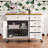 52'' Kitchen Island With Drop Leaf