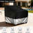2-Pack Waterproof Patio Chair Covers, 420D Oxford Outdoor Chair Covers With Windproof Straps & Air Vents For Lounge Deep Seats (Fits 32-38 Inch Chairs)