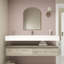 Ensemble de meuble-lavabo simple mural Alysa-71095508