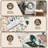Washable Floral Round Rugs for Bedroom - 4x4 Feet Circle Area Rugs for Living Room Nursery Non-Slip Stain Resistant Soft Carpet for Teen Dorms Home Decor Aesthetic(4ft,Cream)-302078922-306561091