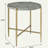 Grey champagne round side table