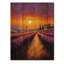 Coucher de soleil sur un vignoble californien I - impression sur bois de vignoble - sur bois de pin naturel-675084051