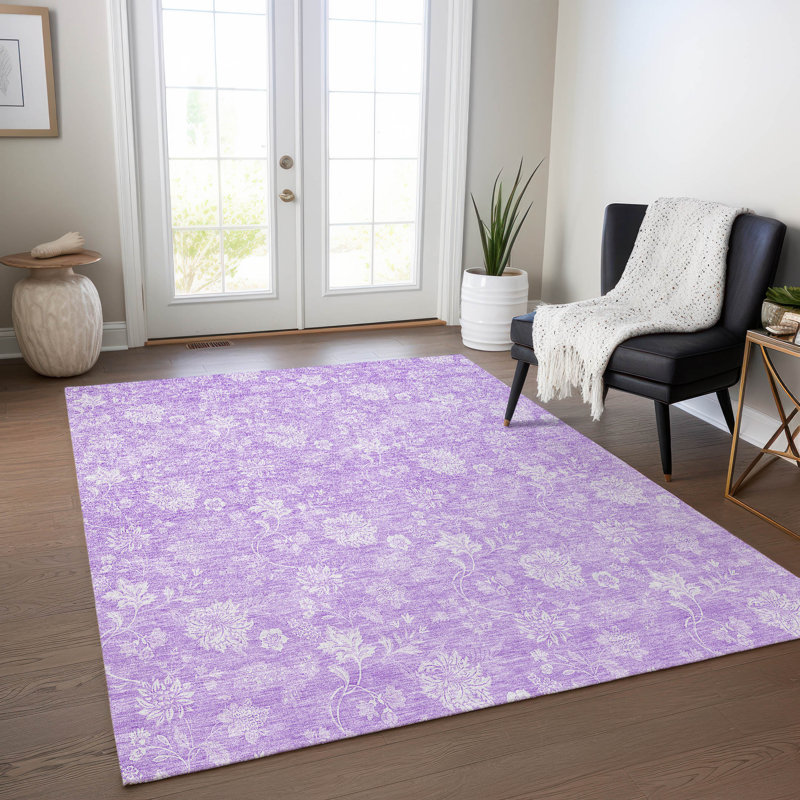 Tapis intérieur / extérieur Myqueal, Rectangle 5 pi x 7 pi 6 po