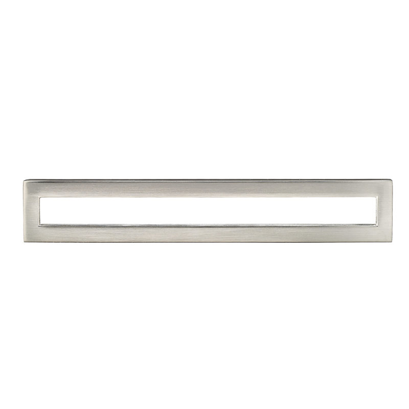 Poignée barre 6 5/16 po en métal, Nickel brossé