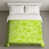 Motif floral vert lime