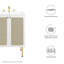 Base de meuble-lavabo simple 23,5 po Modway-93811852