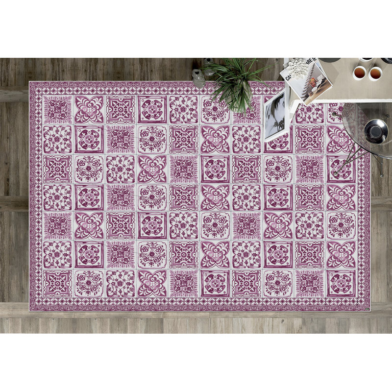 Damon Geometric 230cm X 155cm Area Rug, Rectangle 155 x 230cm