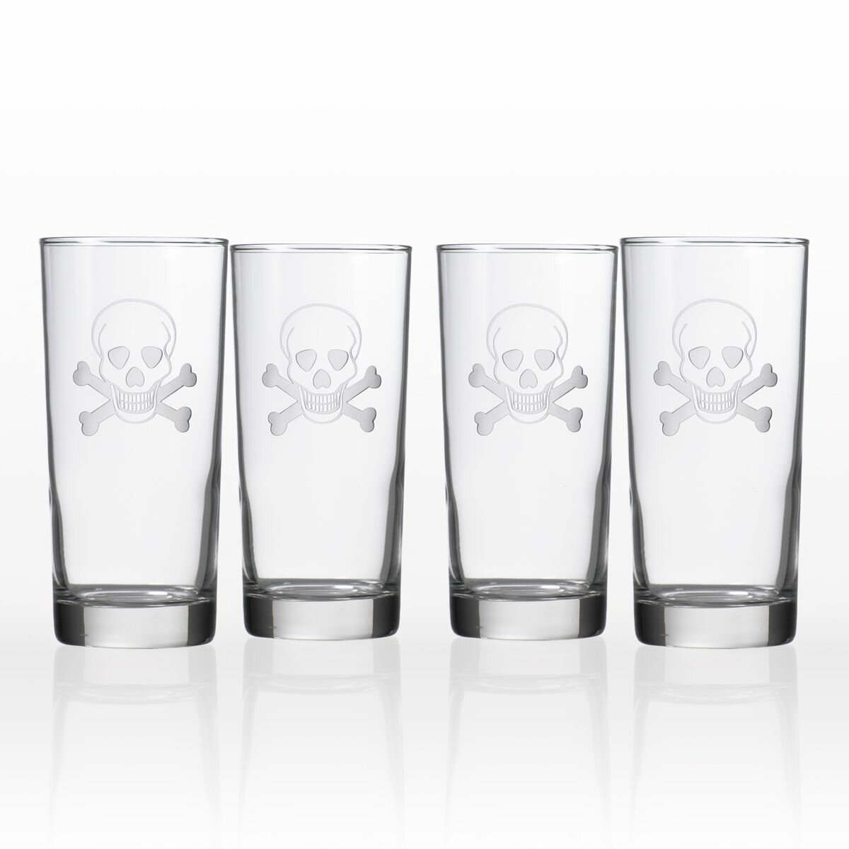 Susquehanna Glass 4 - Piece 13.25oz. Glass Whiskey Glass Glassware Set &  Reviews