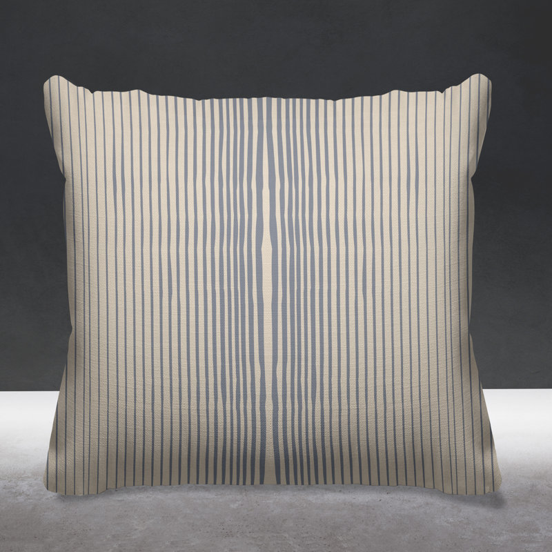 Coussin intérieur / extérieur Ash River, Beige, L 17 po x H 17 po