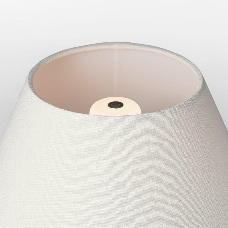 Avedon Cordless LED Table Lamp by Marie Flanigan, Plaster White