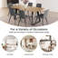 Ensemble de salle à manger extensible avec chaises rembourrées Jilliann-1403823904-1363035385