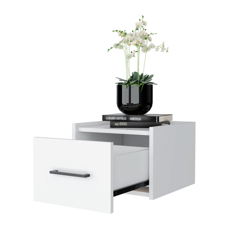 Table de chevet Khalifah, Blanc