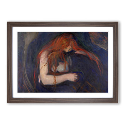 The Vampire Vol.1 by Edvard Munch - Picture Frame Painting