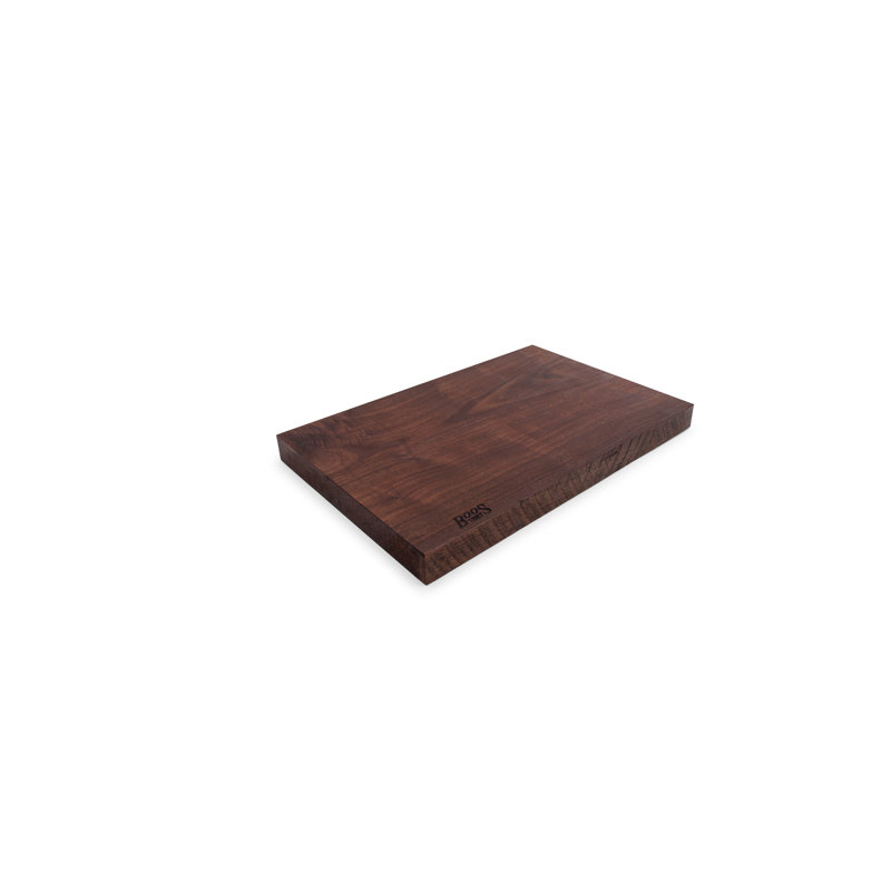 Rustic-Edge Design Reversible Cutting Board, 1.75" H x 12" W x 21" D, Walnut