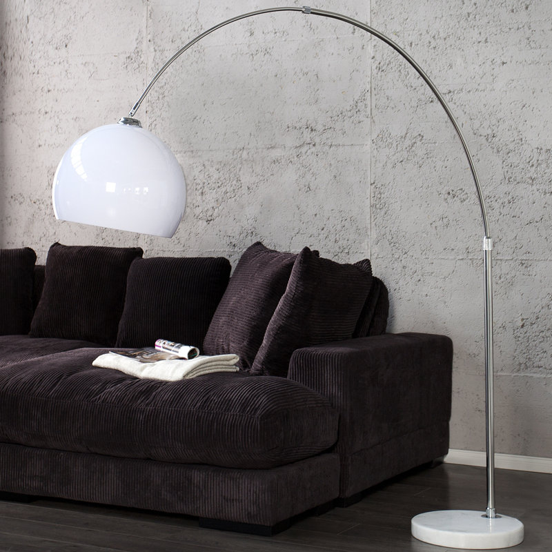 Ioanna Chrome Arched Floor Lamp