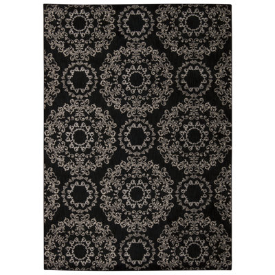 Tapis noir Fonzo