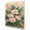 "Watercolor Floral", art mural sur toile beige 20