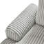 Canapé modulaire surdimensionné de 129 po en forme de U Canapé-lit moderne recouvert de velours côtelé doux avec une chaise longue pour le salon