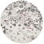 Tapis ivoire / gris / mauve à motif floral Makeba-15993748