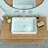24"x16" White Ceramic Rectangular Vessel Bathroom Sink