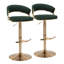 Tabourets de bar réglables avec repose-pieds arrondi Loehr-100480867-129992714