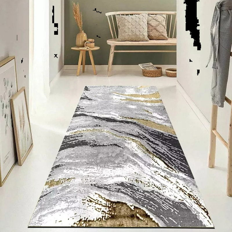 Abstract Shag Area Rug, Rectangle 120 x 170 cm