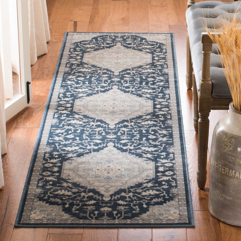 Kenbridge Oriental Viscose Area Rug, Runner 66 x 244 cm