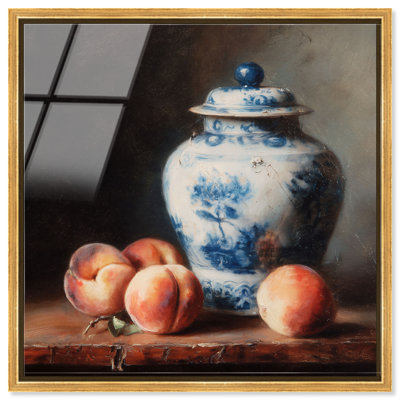 "Sweet Vessel III", reproduction d'art acrylique encadrée par Art Remedy, cadre doré, 40 x 40