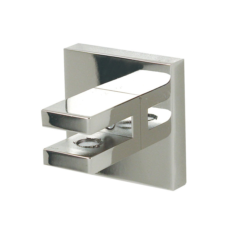 Contemporary II Shelf Brackets Only, Polished Chrome