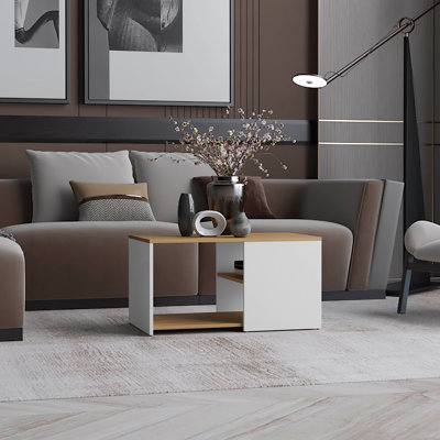 Table basse, 2 tablettes