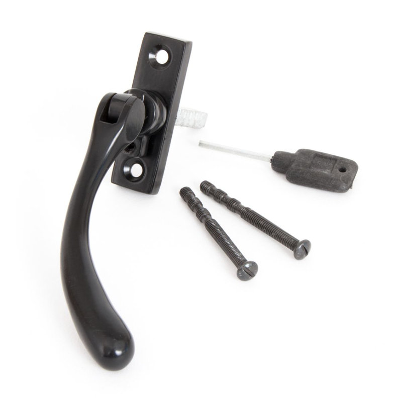 Slim Peardrop Espag Door Accessory, Black