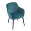 Belshire Black Effect Ash Wooden Frame Dining Chair-219614687