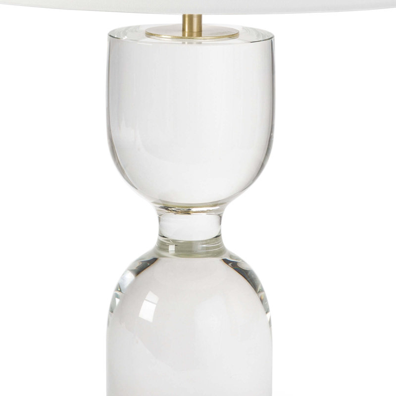 Joan Crystal Table Lamp Small, 25" H x 15" W x 15" D
