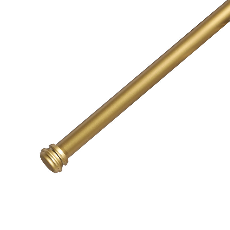 Steel Adjustable Bay Windor - Single Rod, 28" - 48", Silver