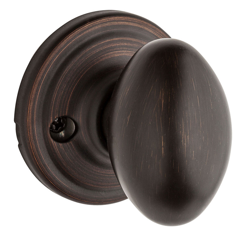 Laurel Single Dummy Door Knob, Venetian Bronze