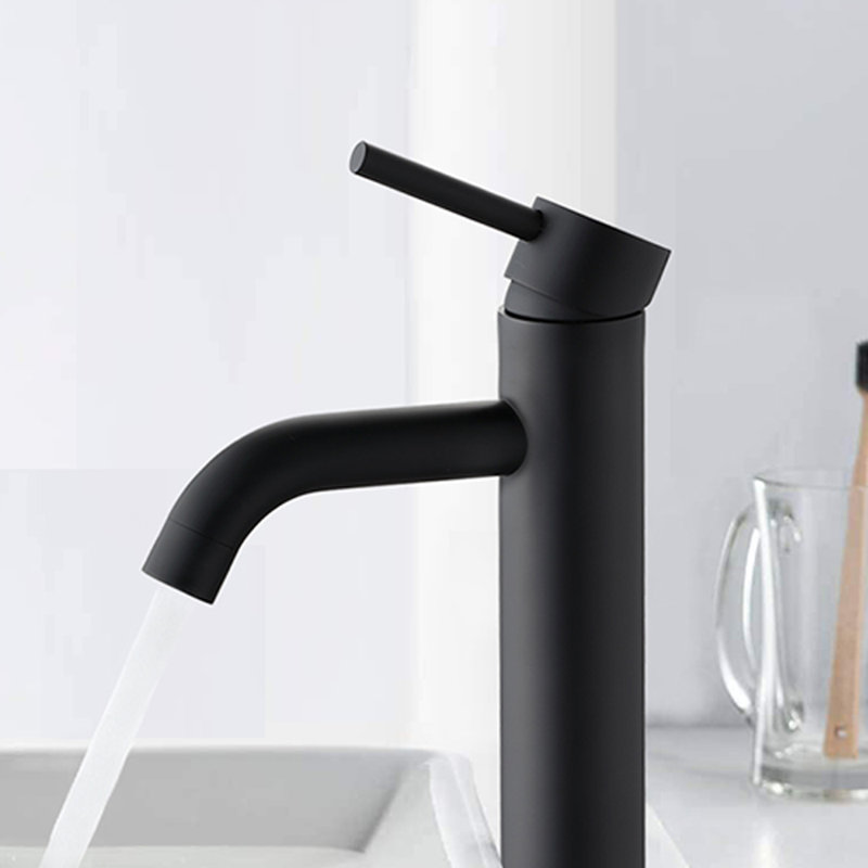 Robinet pour salle de bain Aurelia, Noir mat