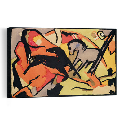 Two Horses, 1911/12 Expressionist Abstract Contemporary Horse Wall Art Print