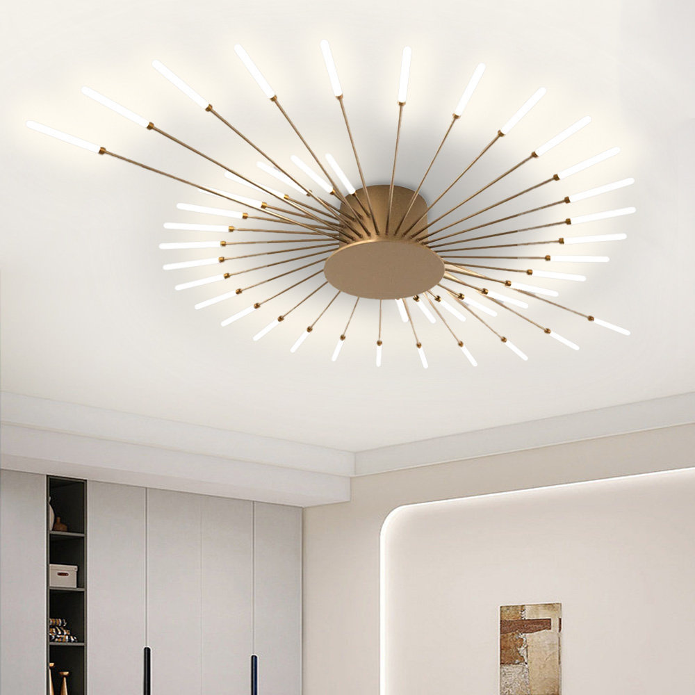 HanranhanModern LED Ceiling Light,42-Light Heads Flower Shape Ceiling Lights,Living Room Light Fixtures