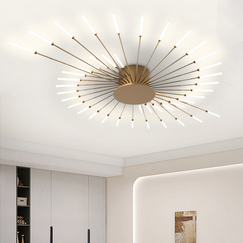 HanranhanModern LED Ceiling Light,42-Light Heads Flower Shape Ceiling Lights,Living Room Light Fixtures