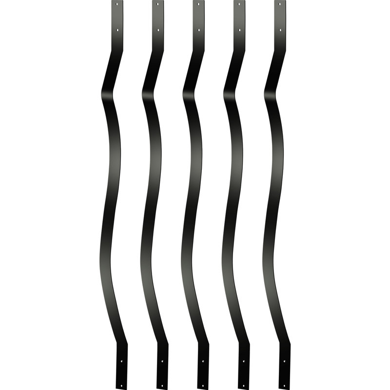 Deck Balusters, 61 Pack Metal Deck Spindles