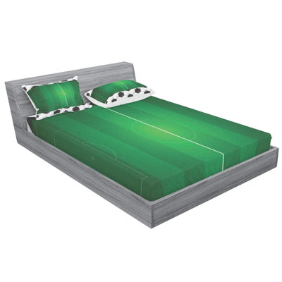 Soccer Microfiber Fitted Sheet