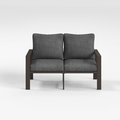 2 Person Patio Sofa With Cushion