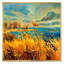 «Vibrant Sunset over Lake», peinture sur toile-59756003-59783028