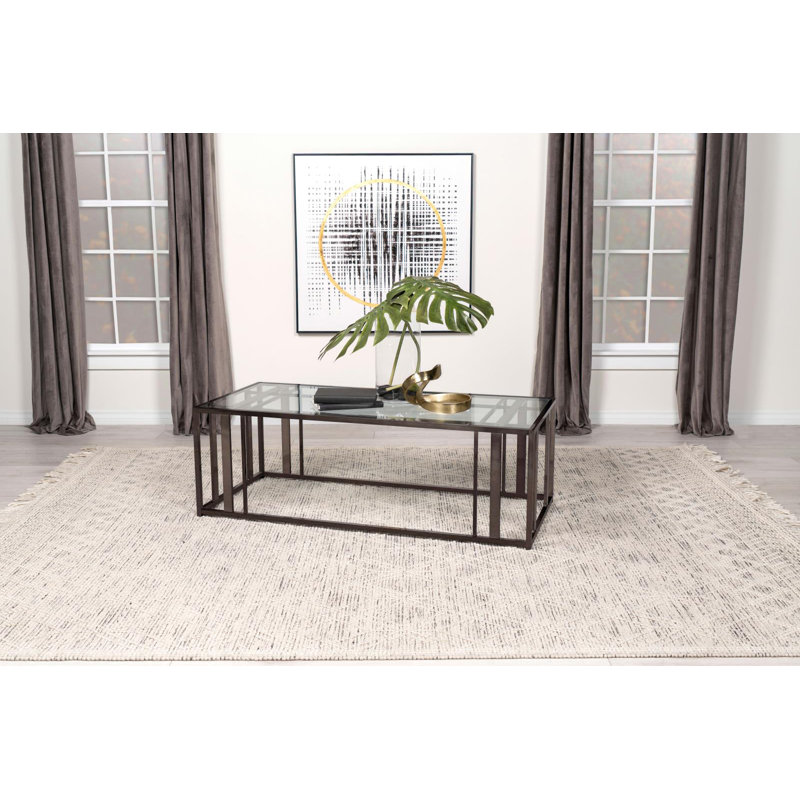 Table basse Gulshtab, Nickel noir