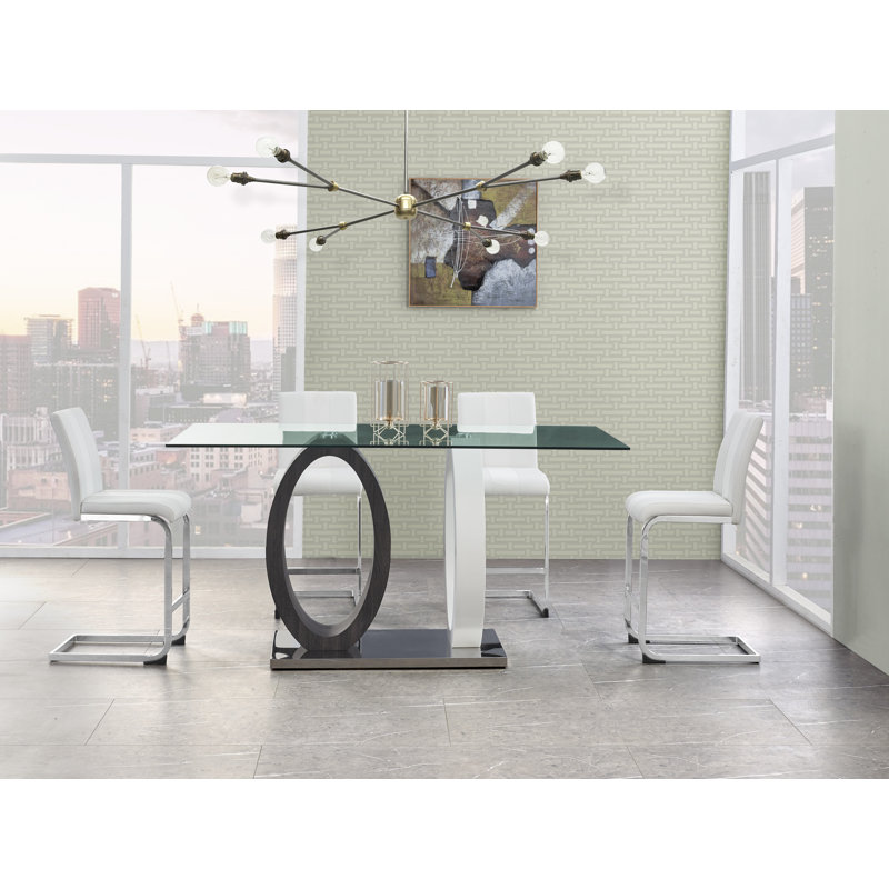 Tabouret de comptoir 26 po Arum, Gris, 1