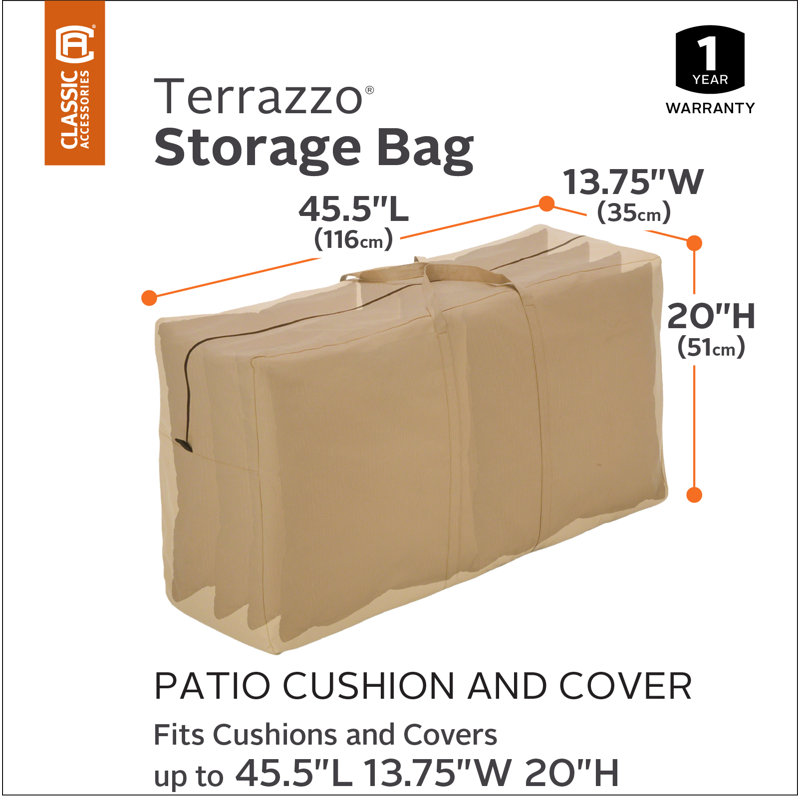 Jadon Outdoor Cushion Storage Bag Cover