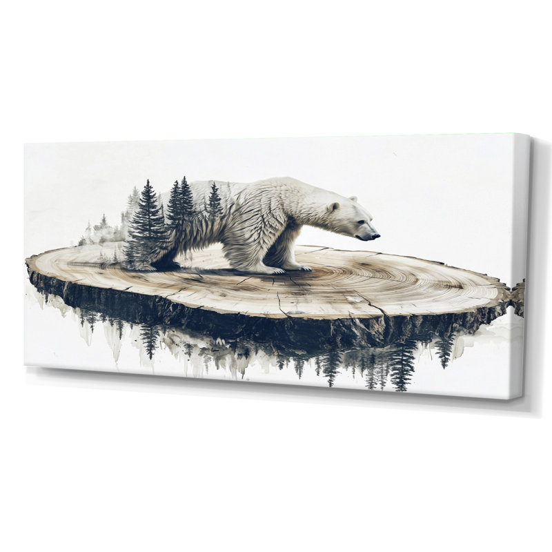 Gerno - animaux, art mural, Toile tendue, H 28 po x l 60 po