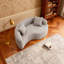 Canapé modulaire en chenille Boneless-2104947385