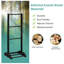 Porte-serviettes sur pied en bois d'acacia-55042839